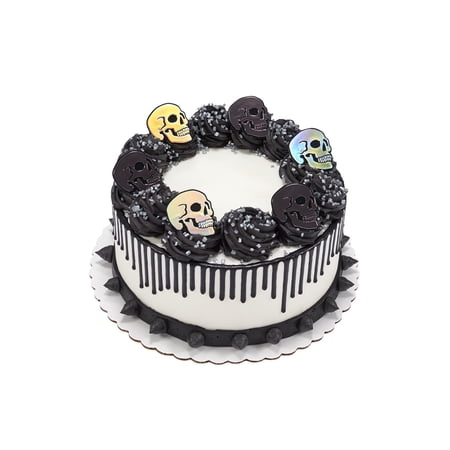 Gothic Skulls ROUND CAKE