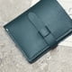 thumbnail image 5 of Hukapapa Carteras de mano hechas a mano Organizador de tarjetas con clip para billetesverde, 5 of 5