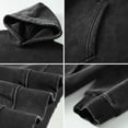 thumbnail image 3 of Oversized Unisex Acid Wash Hoodie Heavyweight Fleece Vintage Cotton Sweatshirt Men Women Streetwear, 3 of 6