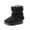Black, variant on Odeerbi 2025 Girls Ankle Boots Toddler Snow Boots For Boys Girls Kids Outdoor Shoes Non Slip Booties With Side Zipper
