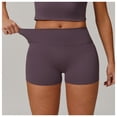 thumbnail image 4 of LYMAYTER Women Yoga Shorts for S-XL Casual High Waist Tummy Control Running Yoga for Workout Shorts, 4 of 9