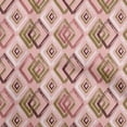 thumbnail image 1 of oneOone Velvet Medium Pink Fabric Geometric Sewing Craft Projects Fabric Prints By Yard 58 Inch Wide, 1 of 5