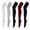 Black, variant on Dyfzdhu 5PCS Stockings For Women Solid Color Knit Thigh High Socks Knee High Leg Thermal Winter Long Boot Stockings