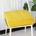 thumbnail image 2 of Blasgw Sponge Cushion Velvet Solid Wood Sofa Cushion Window Cushion Warm And Comfortable Tatami Cushion Yellow, 2 of 5