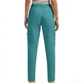 thumbnail image 4 of Women's Military Cargo Pants Solid Color With Elastic Waist Casual Clothes Pockets Full Length Pants, 4 of 7
