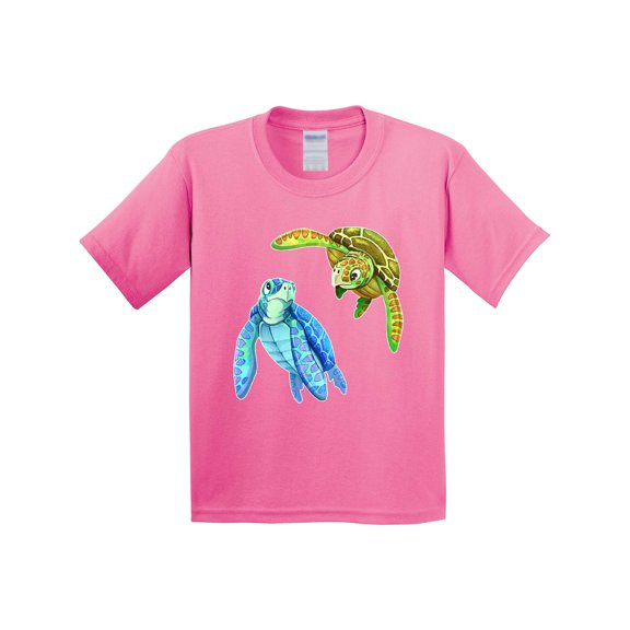 Inktastic Sea Turtles Swimming Together Youth T-Shirt