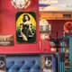 thumbnail image 5 of Placa Metal Vintage Coche Niña Pintura Hierro Rectangular Del Pared 20x30cm, 5 of 9