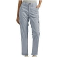 thumbnail image 1 of ameIAEA Wide Leg Cargo Pants for Women High Waisted Pants with Pockets Solid Color Casual Trousers, 1 of 7