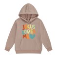 thumbnail image 4 of Junior Girls Hoodies Set Jesus Loves You Hoodie Letter Print Long Sleeves Loose Pullover 2 Piece Tween Fall Outfits Kids New Year Sweatshirts for Kids 2-3 Years, 4 of 5