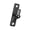 Black single, variant on NEXAVKPR 1/2/4 Pack Wall Mount Gate Hinges Portable Wall Plate Hinges for Outdoor Chain Link Fence Gate with 5/8Inch Hinges Pin