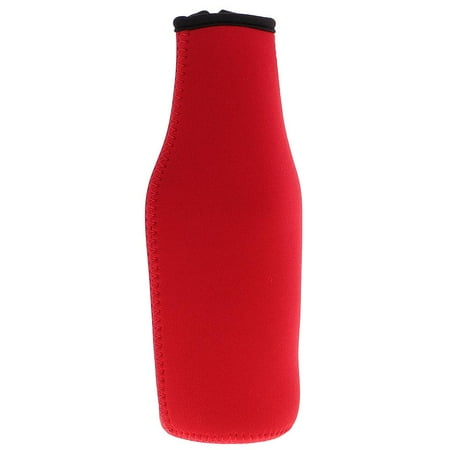 

330ml Bottle Can Sleeve Insulated Cover Cooler for Wedding Favors Accs Red