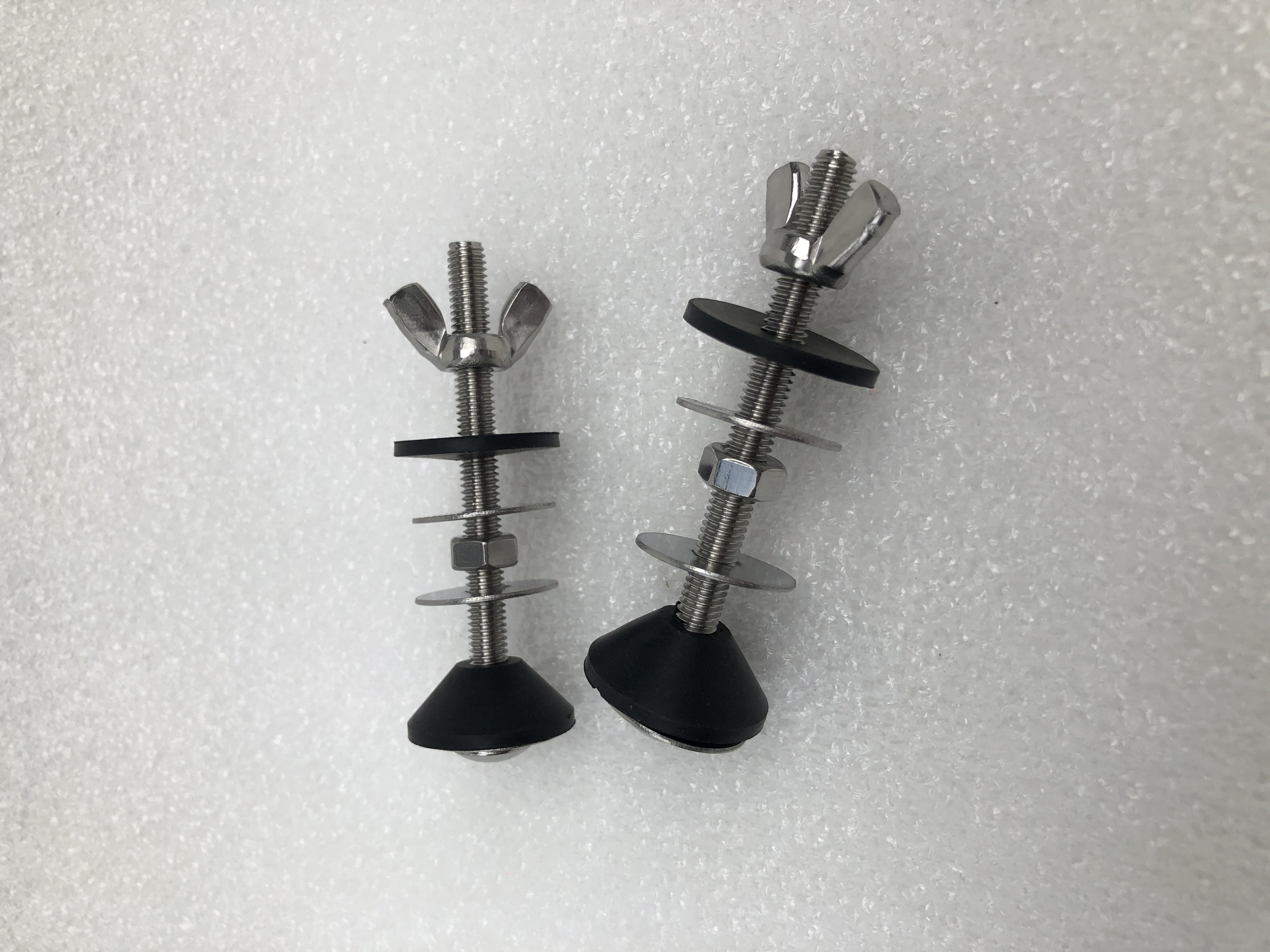 NuFlush 3Inch Stainless Steel Bolts. Attaches Toilet Seat to Toilet