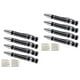 thumbnail image 4 of Herramienta PráCtica de Destornillador de Pluma de 8 Piezas Destornillador de Bolsillo Magnético 8 En 1 (Negro), 4 of 10