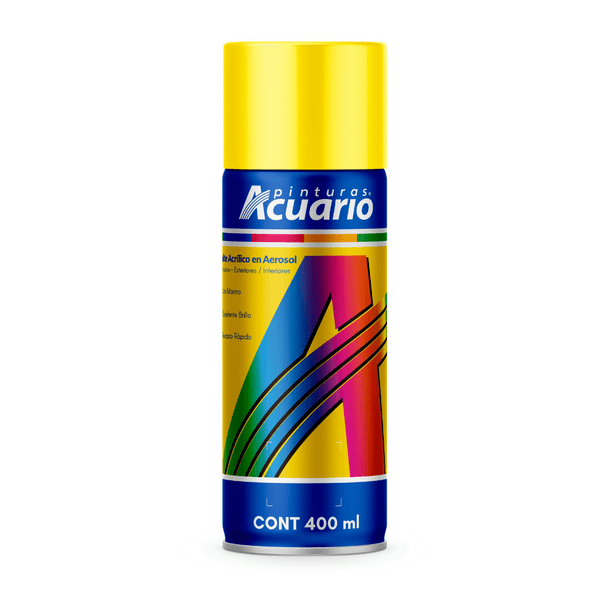 Pintura En Aerosol Acuario 400 Ml Amarillo Fluorescente