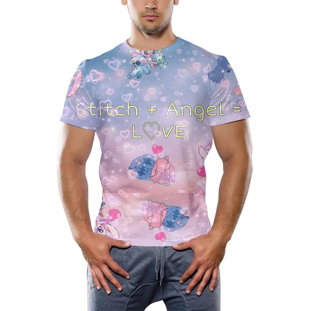 Disney Anime Nette Stich Lustige 3D camisetas Tops 2021 Sommer Neue Männer Frauen Lose Hip Hop camisetas tipo dibujos animados camiseta Plus Größe xuanjing unisex