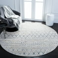 thumbnail image 2 of SAFAVIEH Lagoon Rosalind Diamond Area Rug, Grey/Gold, 6'7" x 6'7" Round, 2 of 8