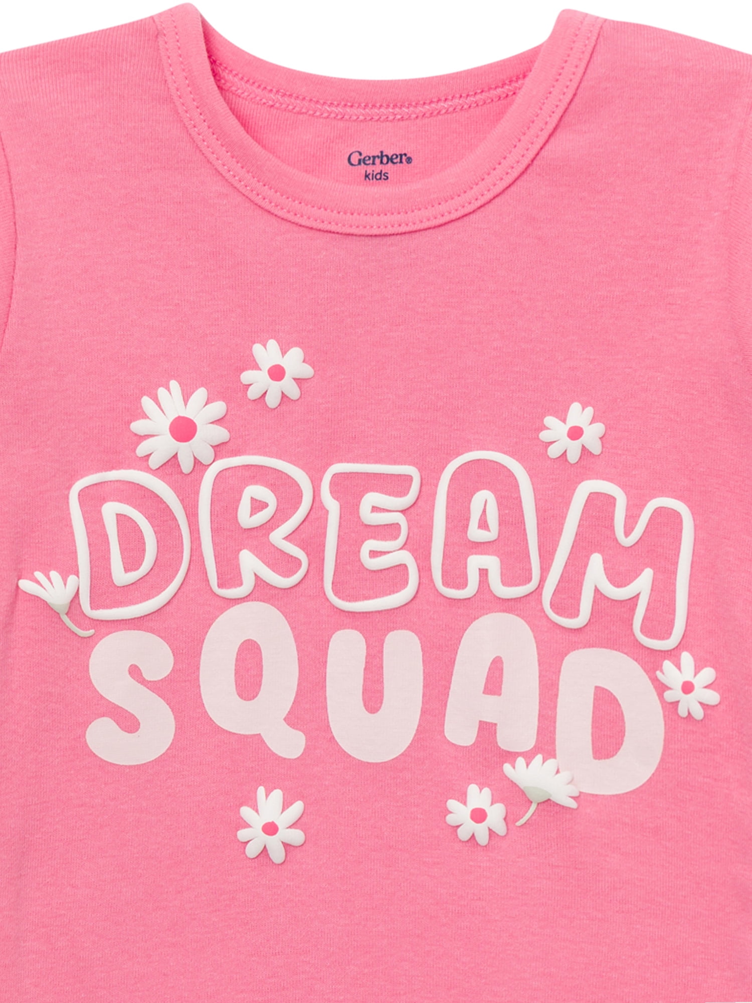 Gerber Toddler Neutral Tight Fitting Pajama Set, 4-Piece, Sizes 12 Months - 5T