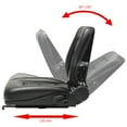 thumbnail image 5 of vidaXL Forklift & Tractor Seat with Adjustable Backrest Black, 5 of 8