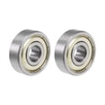 thumbnail image 5 of Uxcell 8x24x8mm 628ZZ Double Sealed Ball Bearings Chrome Steel 2 Pack, 5 of 5