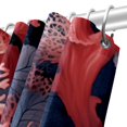 thumbnail image 5 of Coral Waterproof Bathroom Curtain Set with Hooks - Printed Shower Curtain Set for Bathroom Decoration, 5 of 5