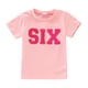 thumbnail image 1 of Gibobby blusas y camisas para Niñas Camisas para cumpleaños de niños, camiseta de manga corta con bordado de letras, Tops de regalo para niños y niñas (Rosa, 3-4 Años), 1 of 5