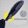 thumbnail image 4 of Yokua 10Pcs Soft Swimbait Worm Baits Competitive T Tail Soft Baits Fishing Lures, 4 of 21