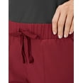 thumbnail image 5 of Hanes Comfort Fit Scrubs Women's Scrub Joggers Afternoon Burgundy M, 5 of 6