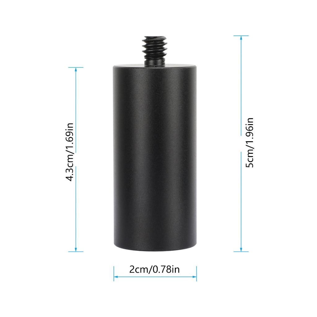 JROCHE 5/8inch Female to 1/4inch Male Conversion Screw for Tripod Microphone Stand