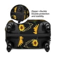 thumbnail image 4 of Easygdp Sunflowers3 Print Elastic and Washable Suitcase Protective Cover with Hidden Zipper Fits 18-32 inch Luggage -Medium, 4 of 9