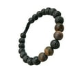 thumbnail image 1 of Bracelets Assortis Mode Réglable Noir Mat Roches Diffuseur Bracelet Perles de Prière Femmes Accessoires Cadeaux pour Hommes Mat Tigre-Oeil, 1 of 6