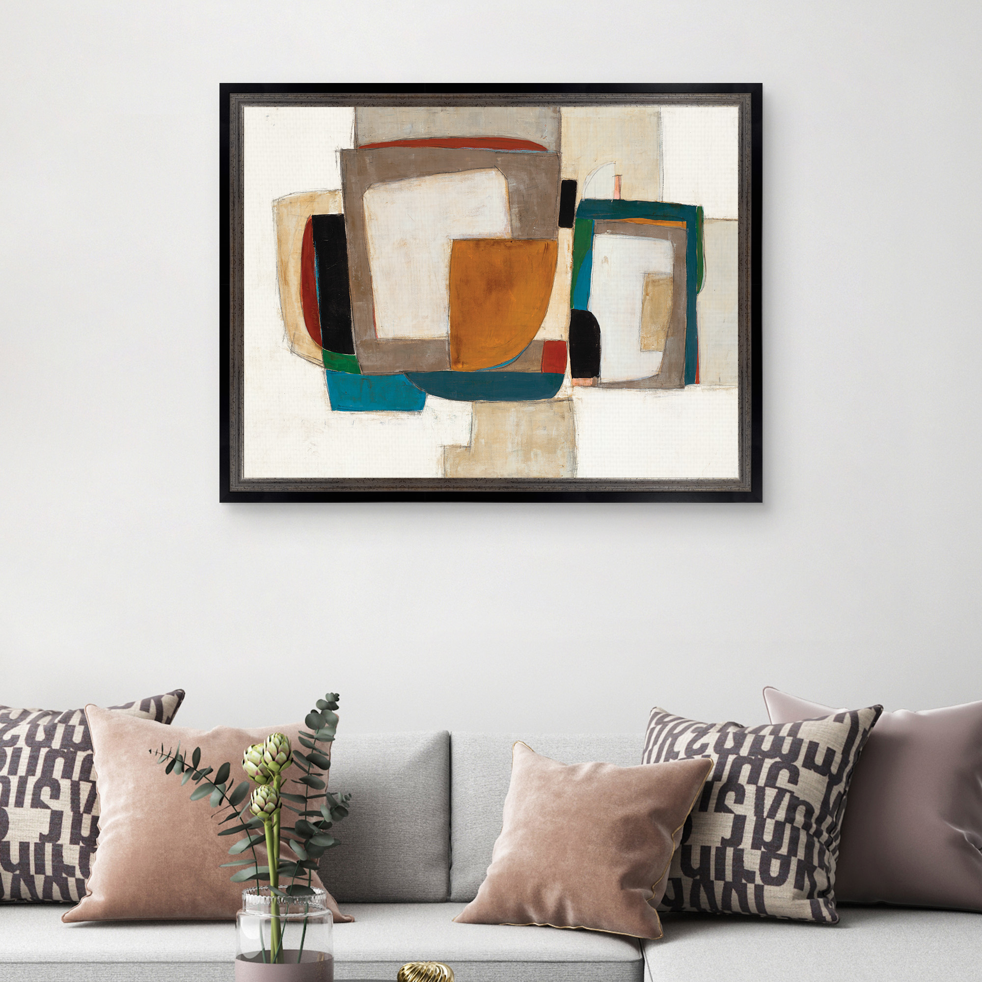 Everything Must Converge II FramedCanvas
