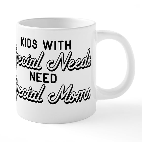 CafePress - Special Needs, Special Moms Mugs - 20 Oz White Ceramic Mega Mug