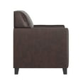 thumbnail image 6 of BizChair Hercules Diplomat Series LeatherSoft Upholstered Side Reception Chair, Brown, 6 of 9