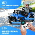 thumbnail image 4 of Farmdex 2 Seater 24V Ride on Toys with Remote Control, Powerful 400W Electric Ride On Truck Car for Big Kids w/20 Inch Wide Seat, Colorful LED Lights, Rich Multimedia Music, Blue, 4 of 9