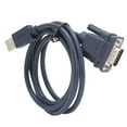 USB to RS232 Serial Cable Black Industrial Grade 9Pin Computer Printing ...