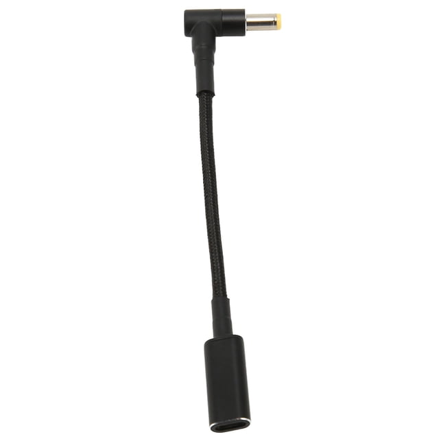Laptop Charging Cord Adapter, 5.5x1.7mm USB C To DC Adapter Aluminum Alloy Shell PD 100W Fast Heat Dissipation For Laptops