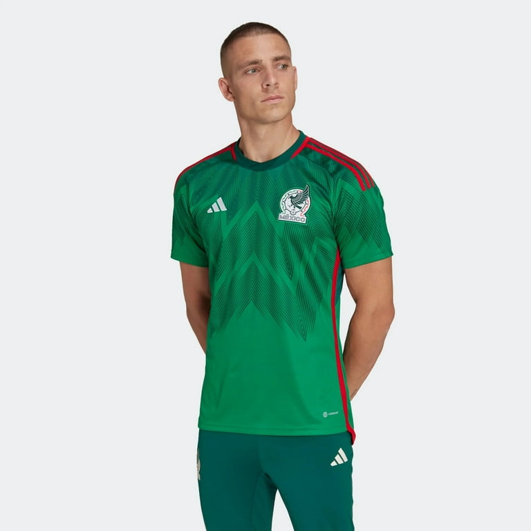 adidas Men's Soccer Mexico Home Jersey World Cup Qatar 2022- Small 