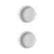 thumbnail image 4 of Matsuzay Olla para freidora de aire, cesta para horno, bandeja para hornear Pizza, accesorio para bandeja con revestimiento DIY, blanco Blanco 2Conjunto, 4 of 6