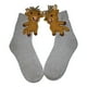 thumbnail image 2 of Calcetines Navideños Para Adultos Con Diseño De Casa De Animales Ganado de las tierras altas, 2 of 9