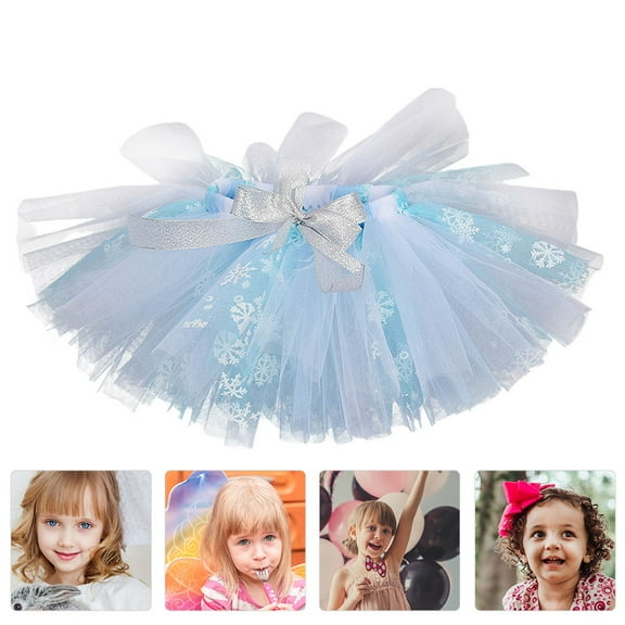 MLINS  Tutu Skirt for Baby Girl Girls Party Tulle Dress Child Sky-blue