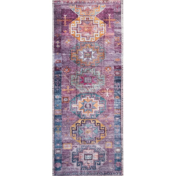 Loloi Fiona Blue / Purple 2'-0" x 5'-0" Area Rug