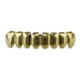 thumbnail image 4 of Parrillas de boca / inferior Hip-Hop de 18 quilates Unisex Doradas - Dorado - Parrillas inferiores Hugo Parrillas Dientes Colmillos, 4 of 5