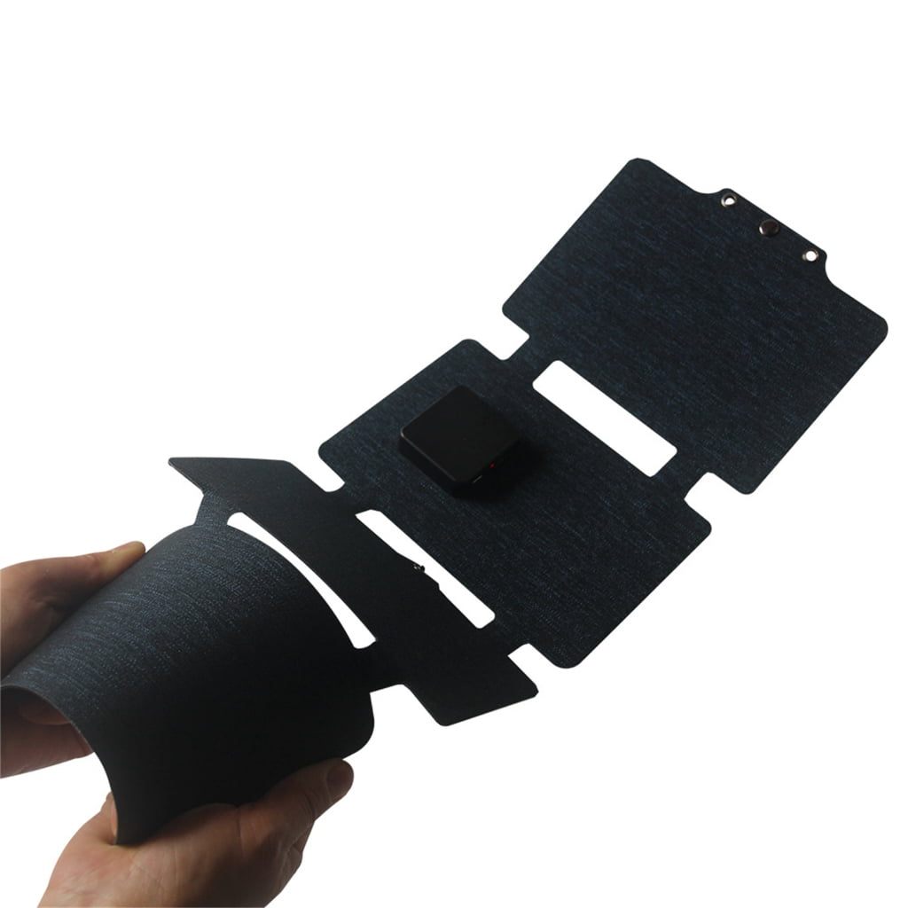 14/25W Portable Mobile Power Outdoor Waterproof Solar Panel Charging Device