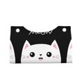 thumbnail image 2 of Kdxio Cat Meow Print Tissue Box Cover,Modern PU Leather Rectangular Tissue Box Holder for Bathroom Living Room Bedroom Office Desk Car Home, 2 of 9