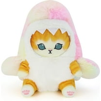 Soft and Cute Shark Cat Plush Toy Stuffed Animal Doll (Tie-dye Shark cat, 20cm/7.8in)