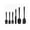 Black, variant on XOAIHY Silicone Spatula Set 6-Piece, Nonstick, Dishwasher, Silicone Kitchen Utensils Set, Black