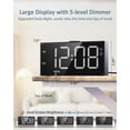 thumbnail image 2 of Reloj despertador digital Roxicosly para dormitorios con sueño pesado, 2 of 7