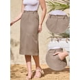 thumbnail image 2 of DARING DIVA Women's Spring Summer Skirt X-Small Brown, 2 of 6