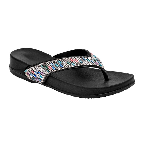Sandalias clásicas Marca RBBASICS Exterior Sintético Color Negro RBBASICS 112807