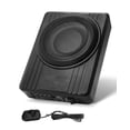 thumbnail image 1 of KFFKFF 10" 300W Underseat Car Subwoofer, Slim Powered Car Subwoofers Under the Seat, Low Profile Audio Sub Built-in Amplifier, High/Low Level Input & Volume Controller, 1 of 9